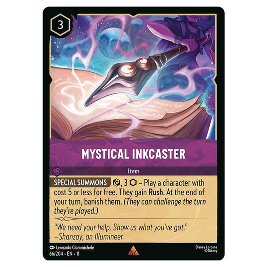 Lorcana - Winterspell - Mystical Inkcaster (Rare) - 066/204