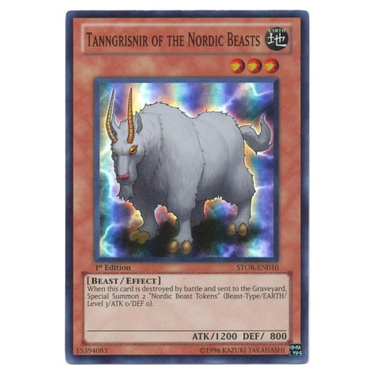 Yu-Gi-Oh! - Storm of Ragnarok - Tanngrisnir of the Nordic Beasts (Super Rare) STOR-EN010