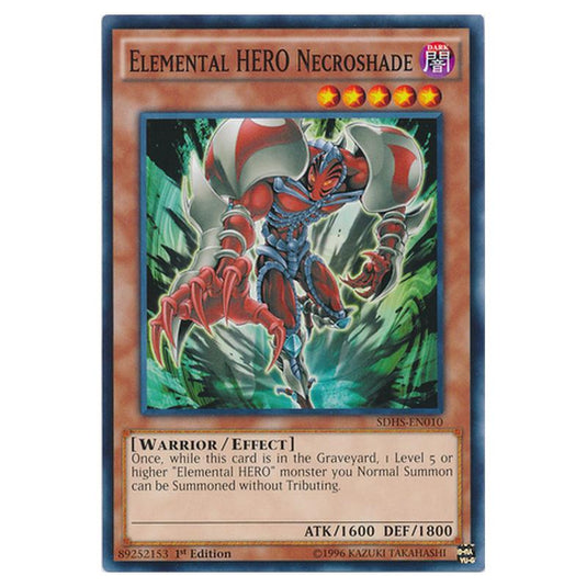 Yu-Gi-Oh! - HERO Strike Structure Deck - Elemental HERO Necroshade (Common) SDHS-EN010