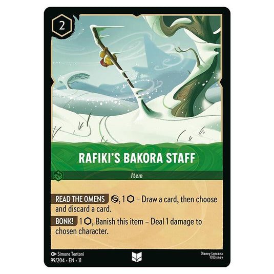 Lorcana - Winterspell - Rafiki's Bakora Staff (Uncommon) - 099/204