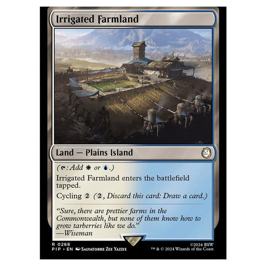 Magic The Gathering - Universes Beyond - Fallout - Irrigated Farmland - 0268