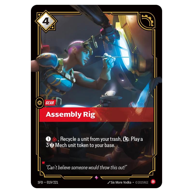 Riftbound: League of Legends TCG - Spiritforged - Assembly Rig - 019/2
