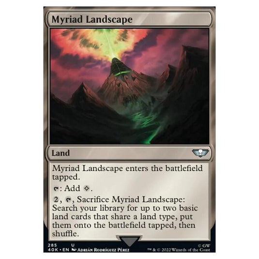 Magic The Gathering - Universes Beyond - Warhammer 40k - Myriad Landscape - 285/168