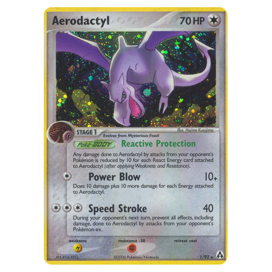Pokemon - EX Series - Legend Maker - Aerodactyl - 1/92