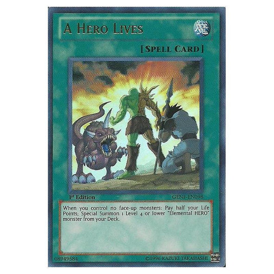 Yu-Gi-Oh! - Generation Force - A Hero Lives (Ultra Rare) GENF-EN098