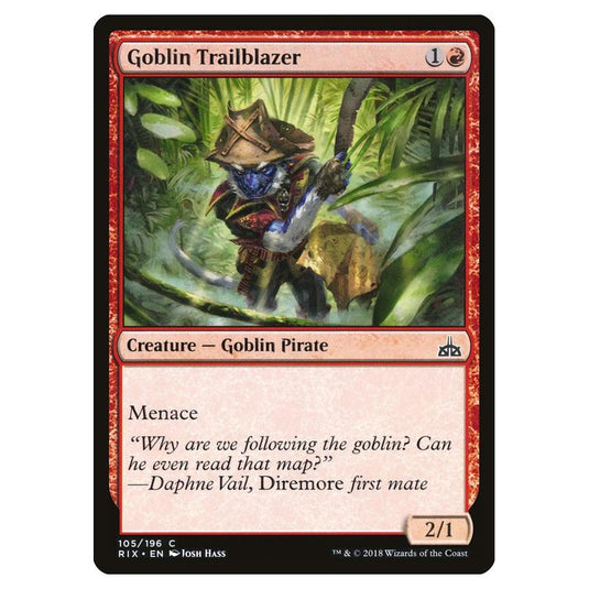 Magic The Gathering - Rivals Of Ixalan - Goblin Trailblazer - 105/196 (Foil)