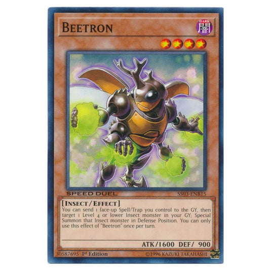 Yu-Gi-Oh! - Speed Duel Starter Decks - Ultimate Predators - Beetron (Common) SS03-ENB15