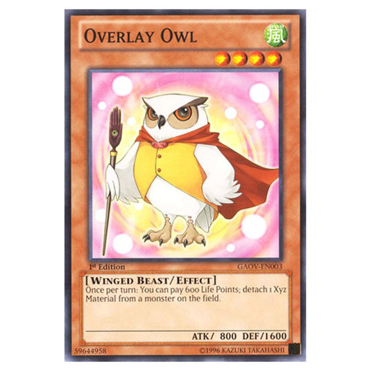 Yu-Gi-Oh! - Galactic Overlord - Overlay Owl (Common) GAOV-EN003