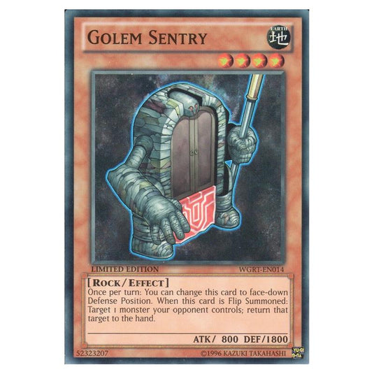 Yu-Gi-Oh! - War of the Giants Reinforcements - Golem Sentry (Super Rare) WGRT-EN014