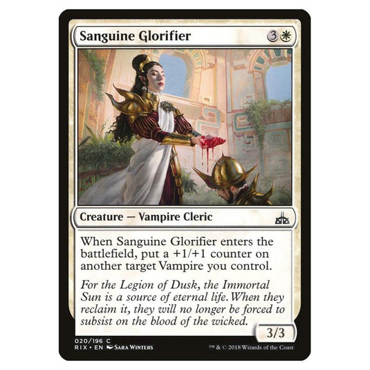 Magic The Gathering - Rivals Of Ixalan - Sanguine Glorifier - 20/196 (Foil)