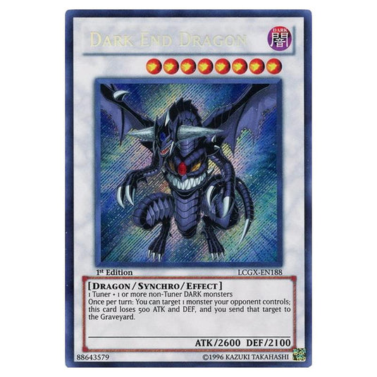 Yu-Gi-Oh! - Legendary Collection 2 - The Duel Academy Years Mega Pack - Dark End Dragon (Secret Rare) LCGX-EN188