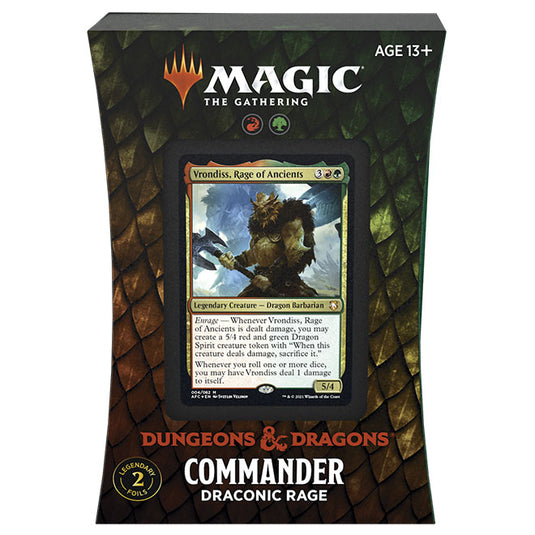 Magic the Gathering - Adventures in the Forgotten Realms - Commander Deck - Draconic Rage