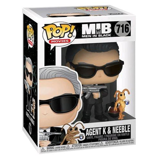 Funko POP! - Men In Black - Agent K & Neeble Vinyl Figure #716