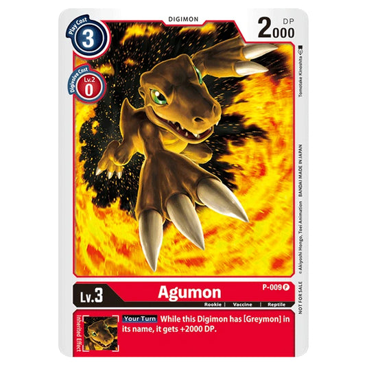 Digimon Card Game - Release Special Booster Ver.1.0 (BT01-03) - Agumon (Promo) - P-009