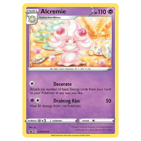 Pokemon - Sword & Shield - SWSH Black Star Promos - Alcremie - SWSH058