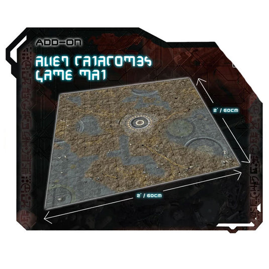 Alien Catacombs - Gaming Mat - 2x2
