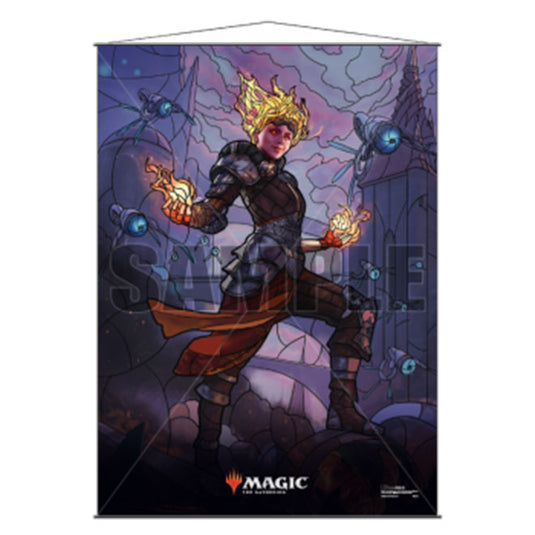 Ultra Pro - Stained Glass Wall Scroll Magic: The Gathering - Chandra