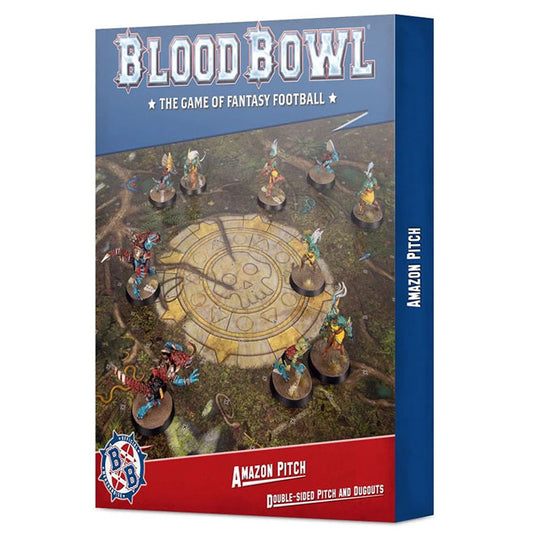 Blood Bowl - Amazon Pitch – Double-sided Pitch and Dugouts Set