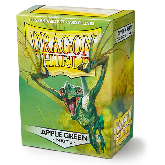 Dragon Shield - Standard Matte Sleeves - Apple Green - (100 Sleeves)