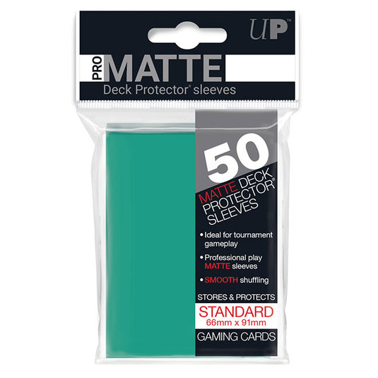 Ultra Pro - Standard Sleeves - Pro-Matte - Aqua (50 Sleeves)