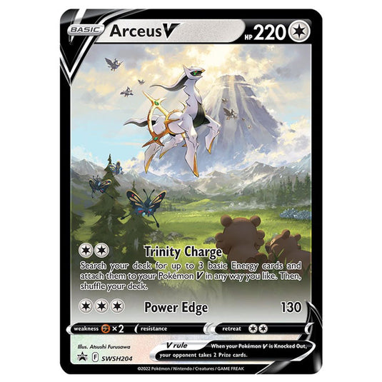 Pokemon - Sword & Shield - SWSH Black Star Promos - Arceus V - SWSH204