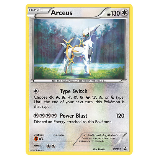 Pokemon - XY - XY Black Star Promos - Arceus - XY197