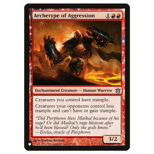 Magic The Gathering - The List - Archetype of Aggression - 381/381