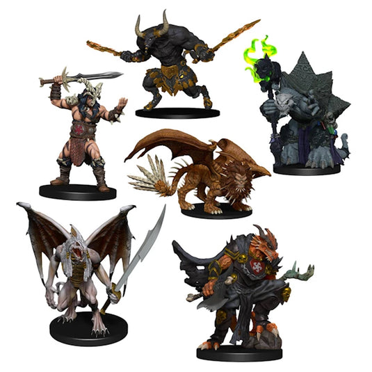 Dungeons & Dragons - Icons of the Realms -  Descent into Avernus - Arkhan the Cruel and The Dark Order - Figure Pack