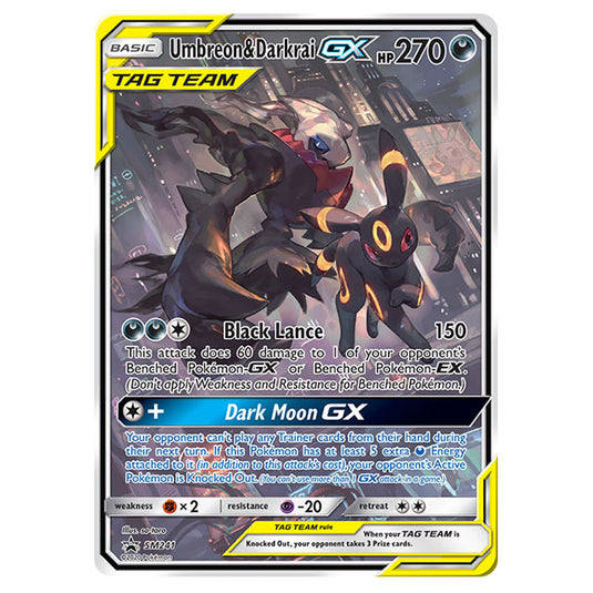 Pokemon - Sun & Moon - SM Black Star Promos - Umbreon & Darkrai GX - SM241