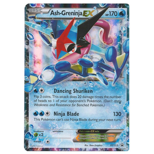 Pokemon - XY - XY Black Star Promos - Ash-Greninja EX - XY133