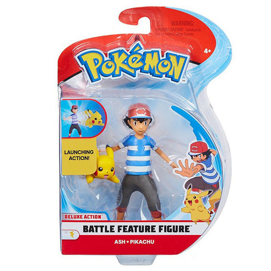Pokemon - Ash and Pikachu - Battle Feature Figure