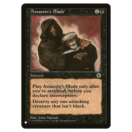 Magic The Gathering - The List - Assassin's Blade