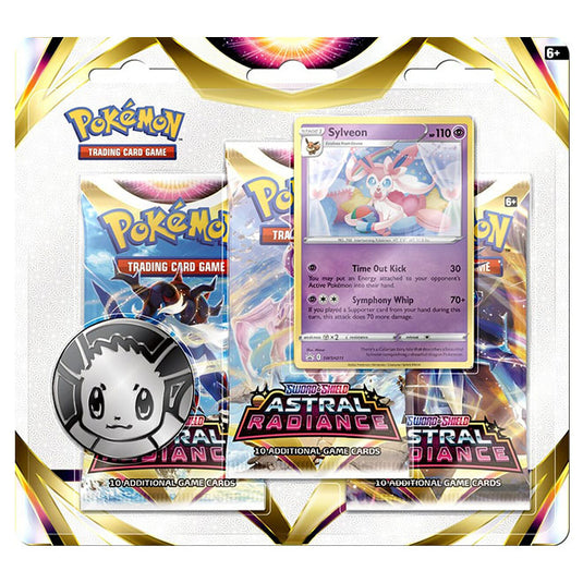 Pokemon - Sword & Shield - Astral Radiance - 3 Pack Blister - Sylveon