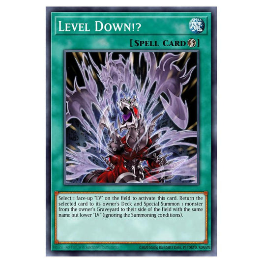 Yu-Gi-Oh! - Cyberdark Impact - Level Down!? (Common) CDIP-EN046