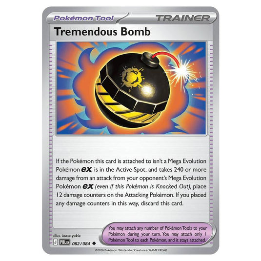 Pokemon - Mega Evolution - Pitch Black - Tremendous Bomb - 082/084