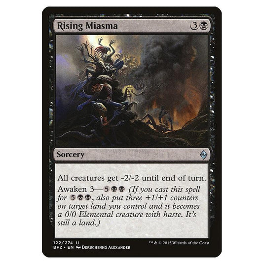 Magic The Gathering - Battle For Zendikar - Rising Miasma - 122/274 (Foil)