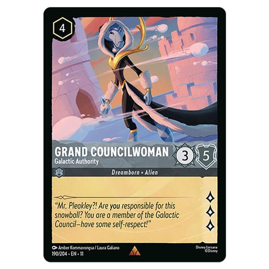 Lorcana - Winterspell - Grand Councilwoman - Galactic Authority (Rare) - 190/204