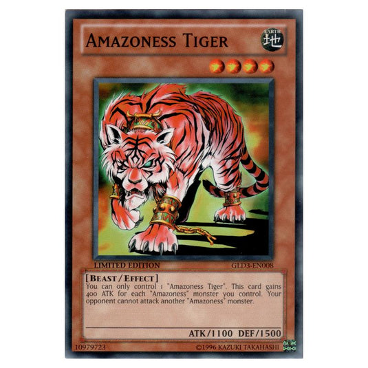 Yu-Gi-Oh! - Gold Series 3 - Amazoness Tiger (Common) GLD3-EN008