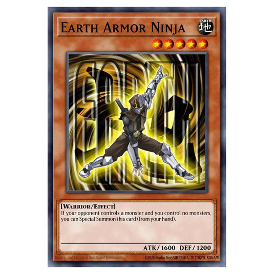 Yu-Gi-Oh! - Star Pack 2013 - Earth Armor Ninja (Starfoil Rare) SP13-EN018