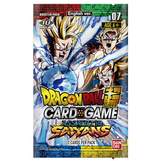DragonBall Super Card Game - B07 Assault of the Saiyans - Booster Pack