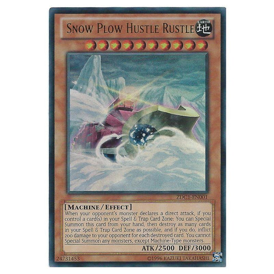 Yu-Gi-Oh! - Yu-Gi-Oh! ZEXAL World Duel Carnival promotional cards - Snow Plow Hustle Rustle (Ultra Rare) ZDC1-EN001