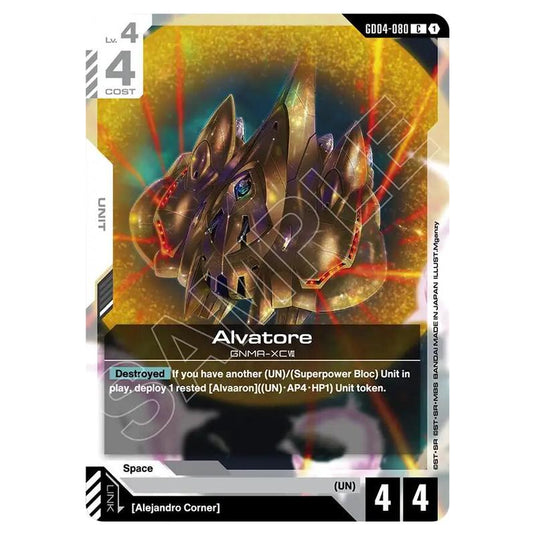 Gundam Card Game - GD-04: Phantom Aria - Alvatore (C) - GD04-080