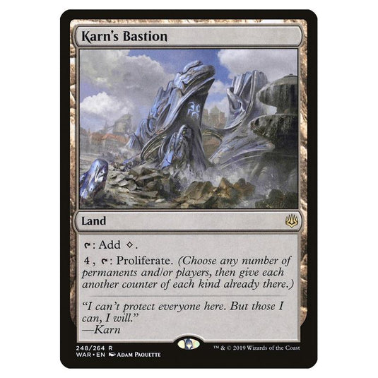 Magic the Gathering - War of the Spark - Karn\\'s Bastion - 248