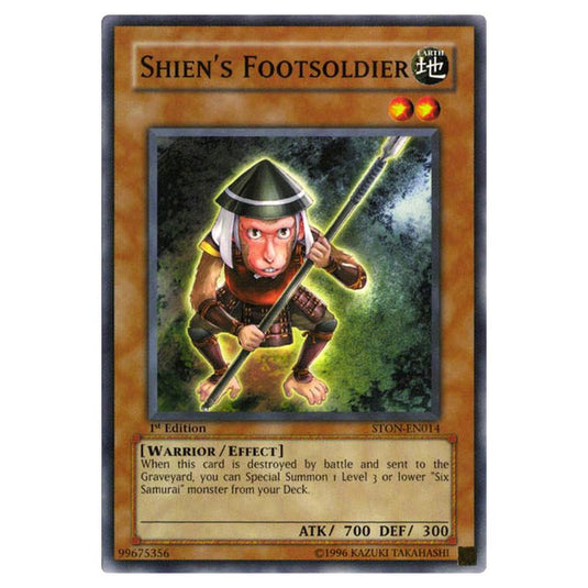 Yu-Gi-Oh! - Strike of Neos - Shien's Footsoldier (Common) STON-EN014