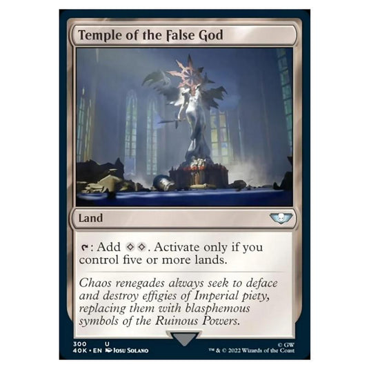 Magic The Gathering - Universes Beyond - Warhammer 40k - Temple of the False God - 300/168