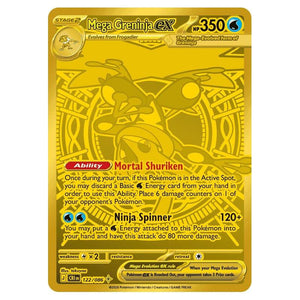 Pokemon - Mega Evolution - Chaos Rising - Mega Greninja ex - 122/086