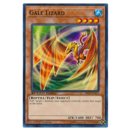 Yu-Gi-Oh! - Speed Duel Starter Decks - Ultimate Predators - Gale Lizard (Common) SS03-ENA11