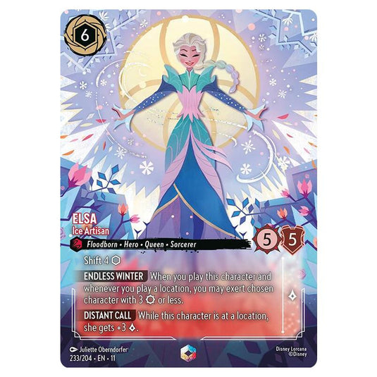 Lorcana - Winterspell - Elsa - Ice Artisan (Enchanted) - 233/204