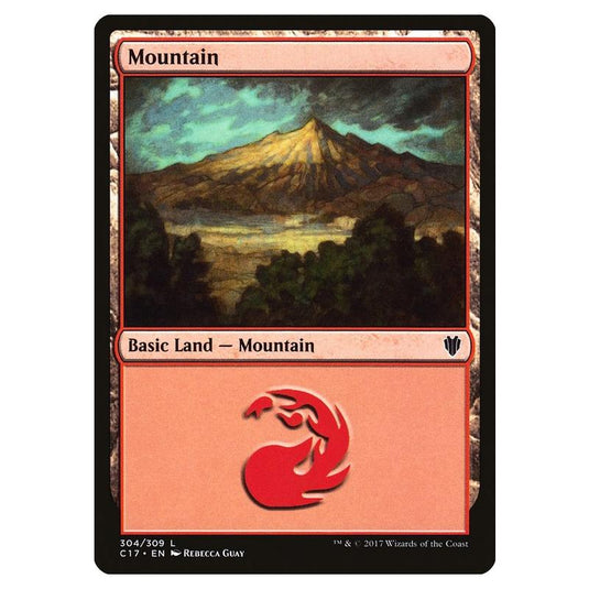 Magic The Gathering - Commander 2017 - Mountain - 304/309