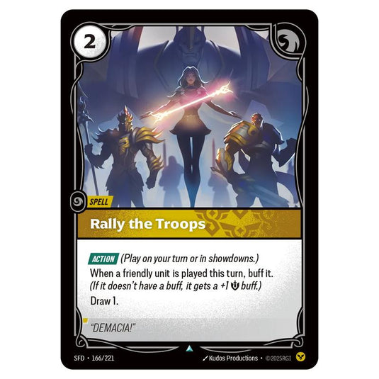 Riftbound: League of Legends TCG - Spiritforged - Rally the Troops - 166/221